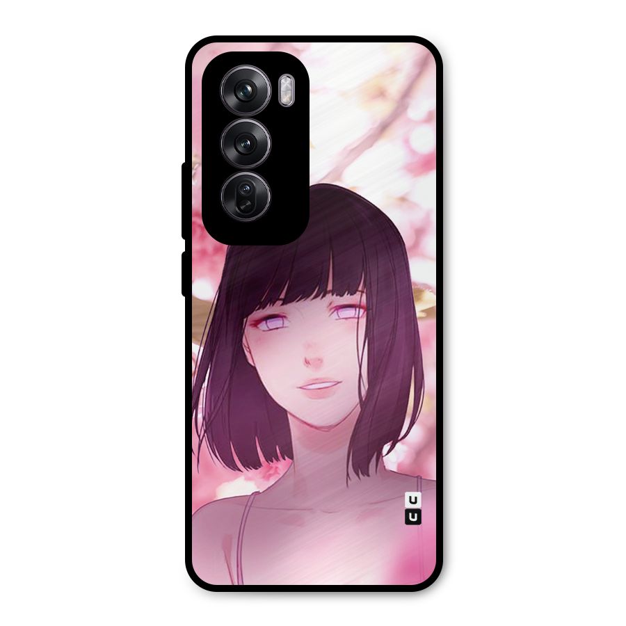 Hinata Floral Metal Back Case for Oppo Reno12 Pro