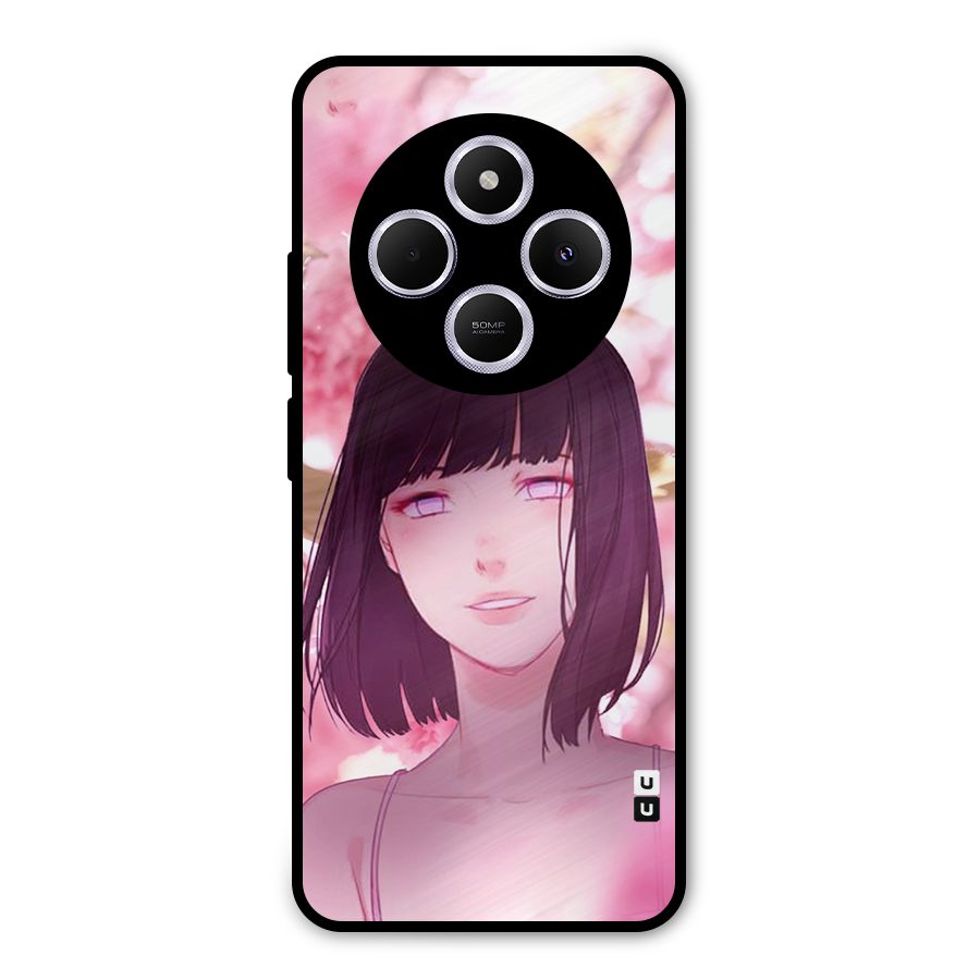 Hinata Floral Metal Back Case for Poco M7