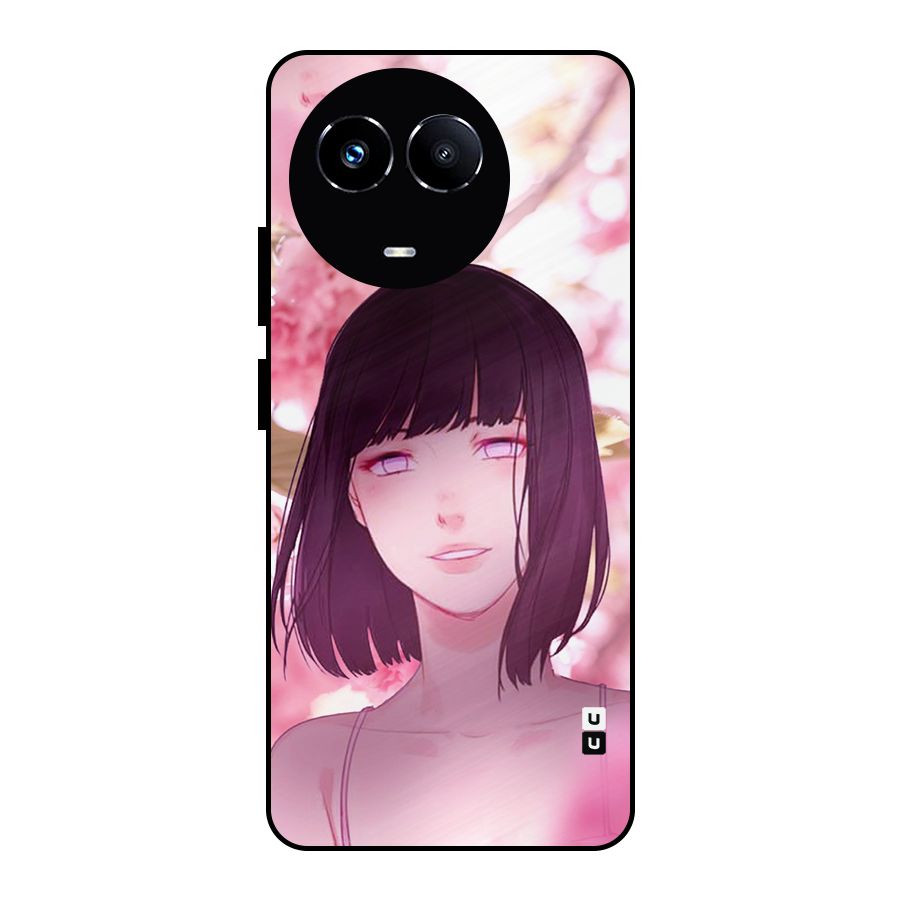 Hinata Floral Metal Back Case for Realme 11 5G