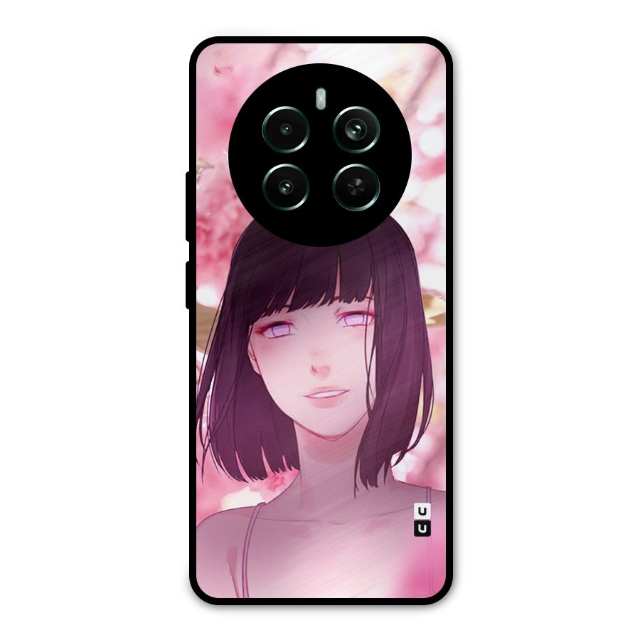 Hinata Floral Metal Back Case for Realme Narzo 70 Pro