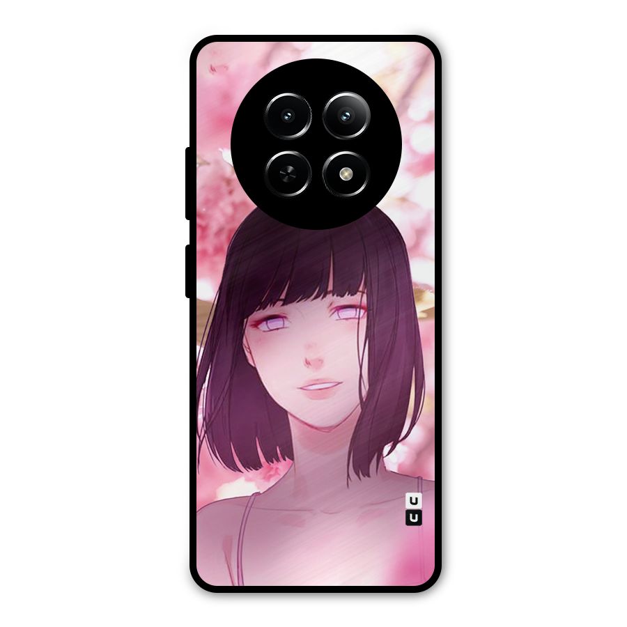 Hinata Floral Metal Back Case for Realme Narzo N65
