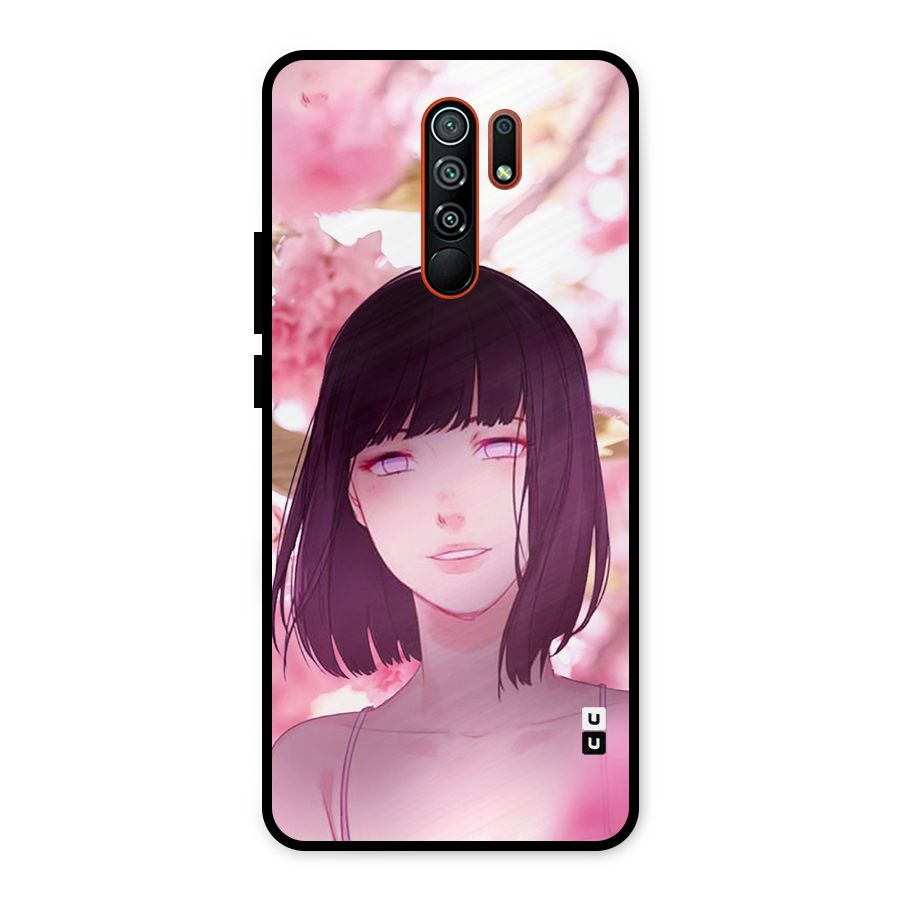 Hinata Floral Metal Back Case for Redmi 9 Prime