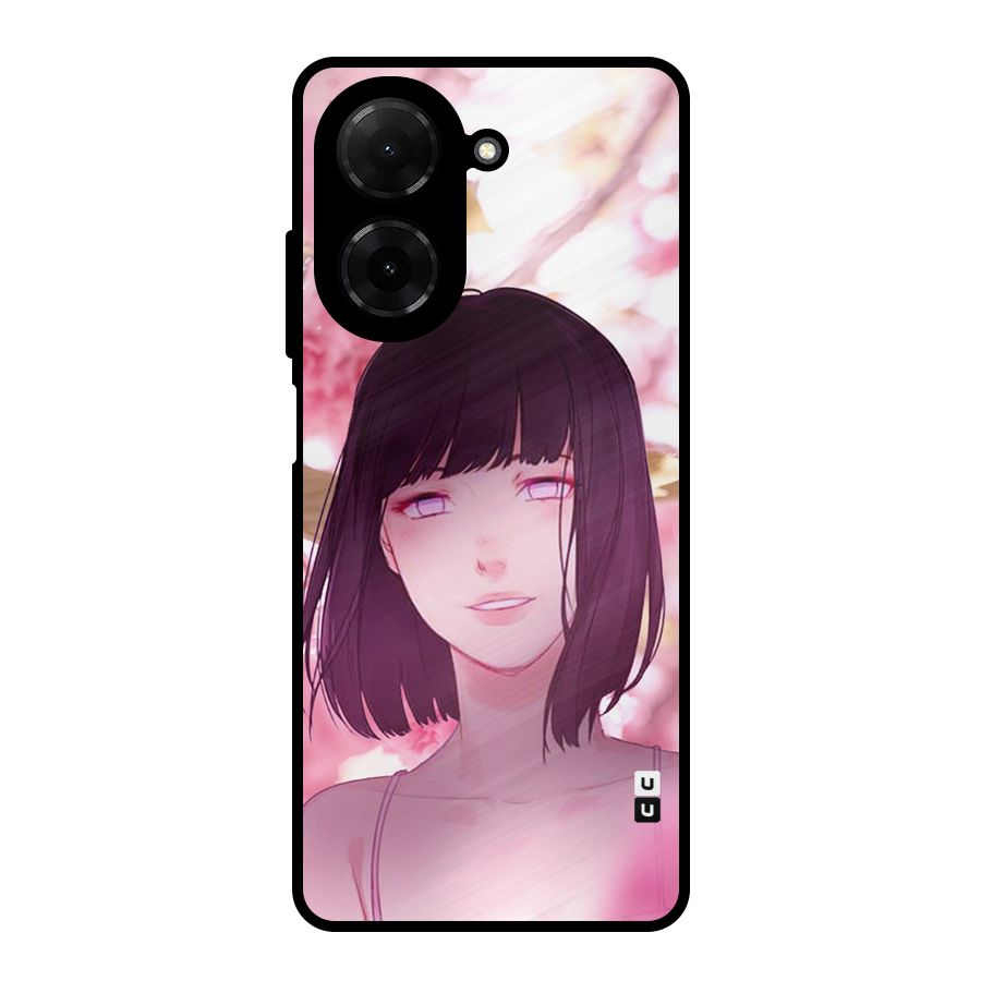 Hinata Floral Metal Back Case for Redmi A5 4G