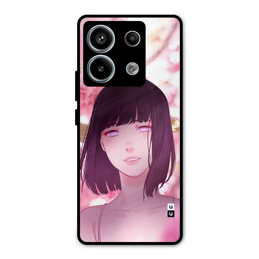 Hinata Floral Metal Back Case for Redmi Note 13 Pro 5G