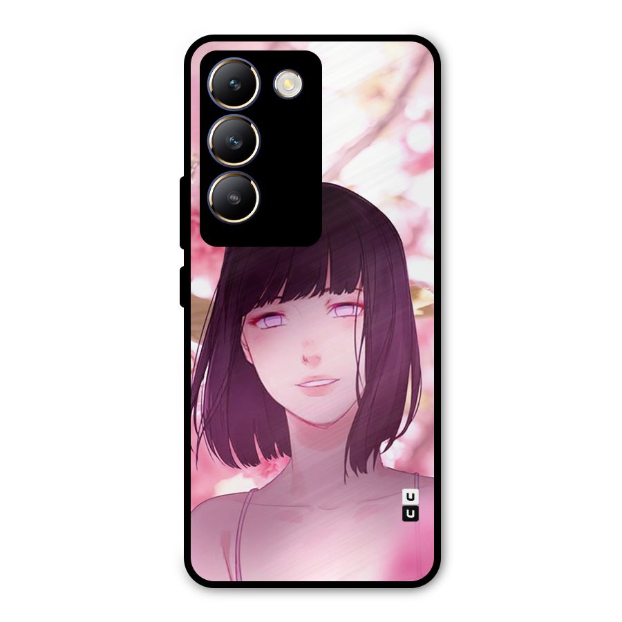 Hinata Floral Metal Back Case for Vivo T3 5G