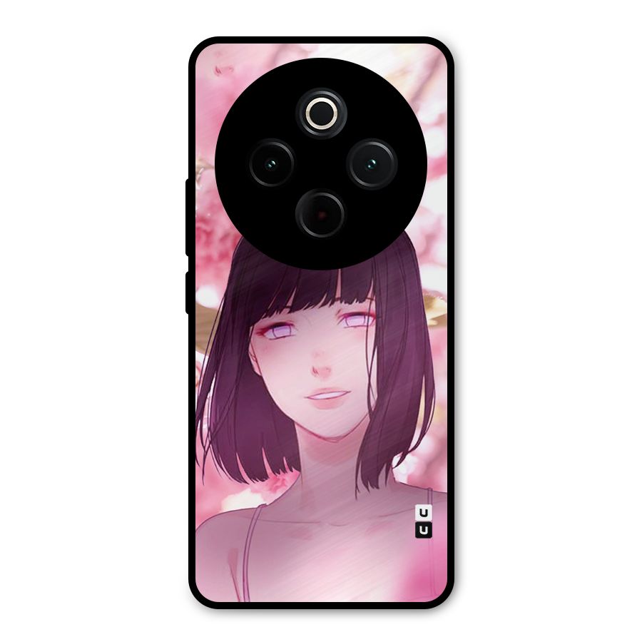 Hinata Floral Metal Back Case for Vivo T4