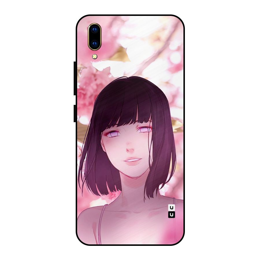 Hinata Floral Metal Back Case for Vivo V11 Pro