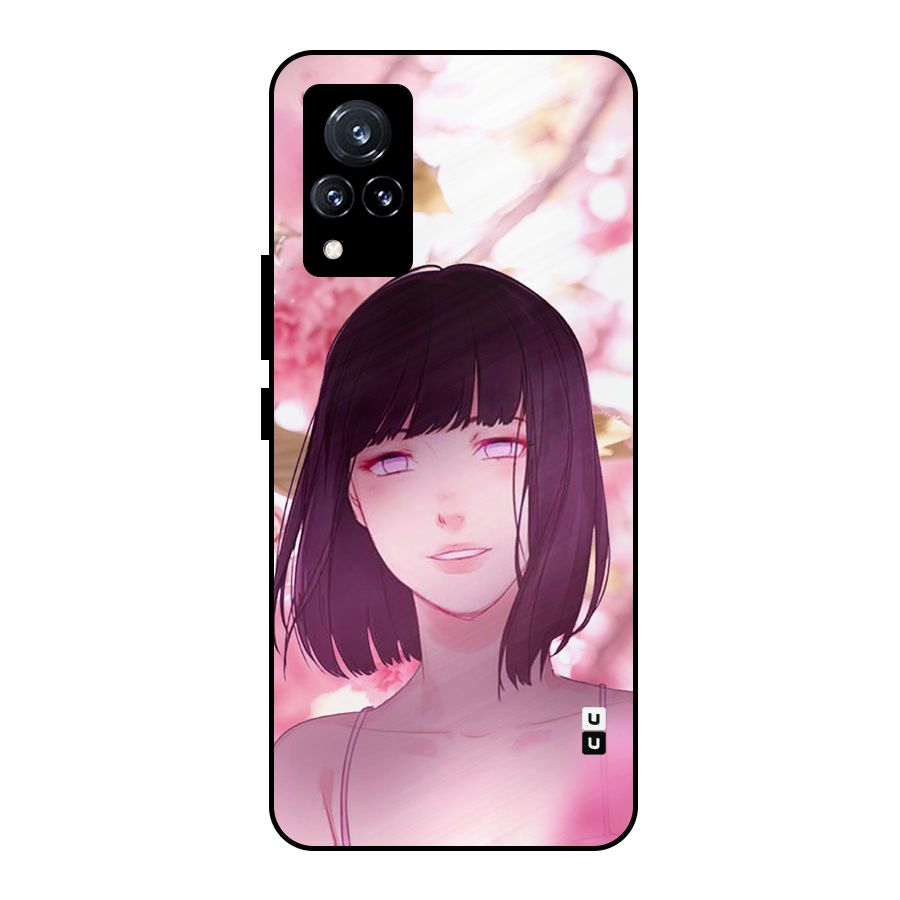Hinata Floral Metal Back Case for Vivo V21 5G