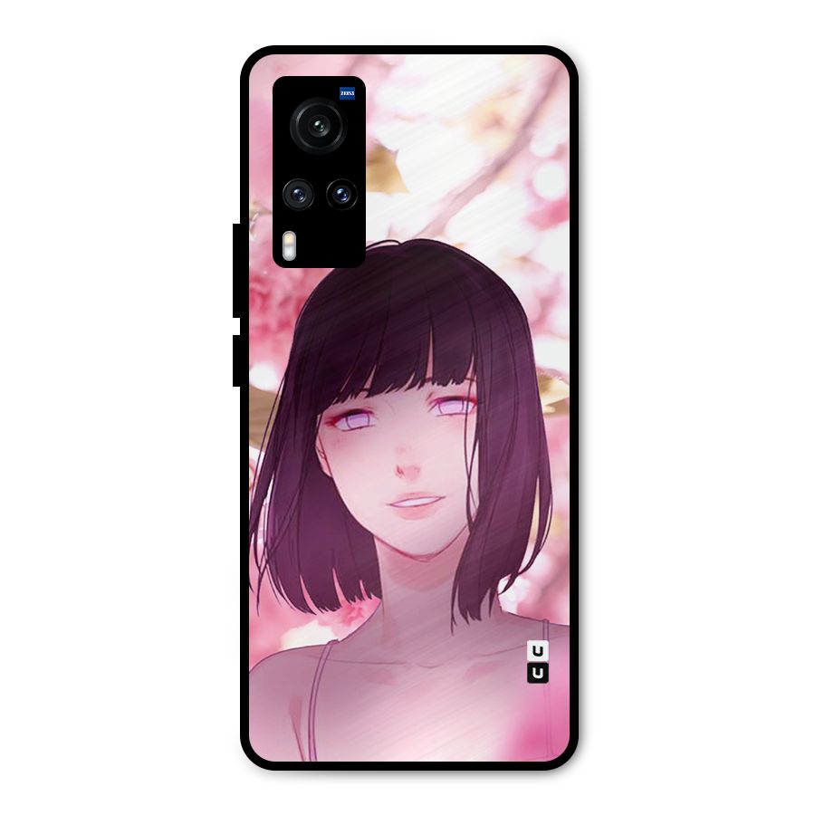 Hinata Floral Metal Back Case for Vivo X60
