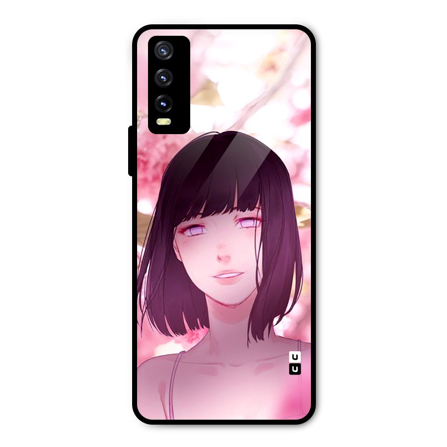 Hinata Floral Metal Back Case for Vivo Y20