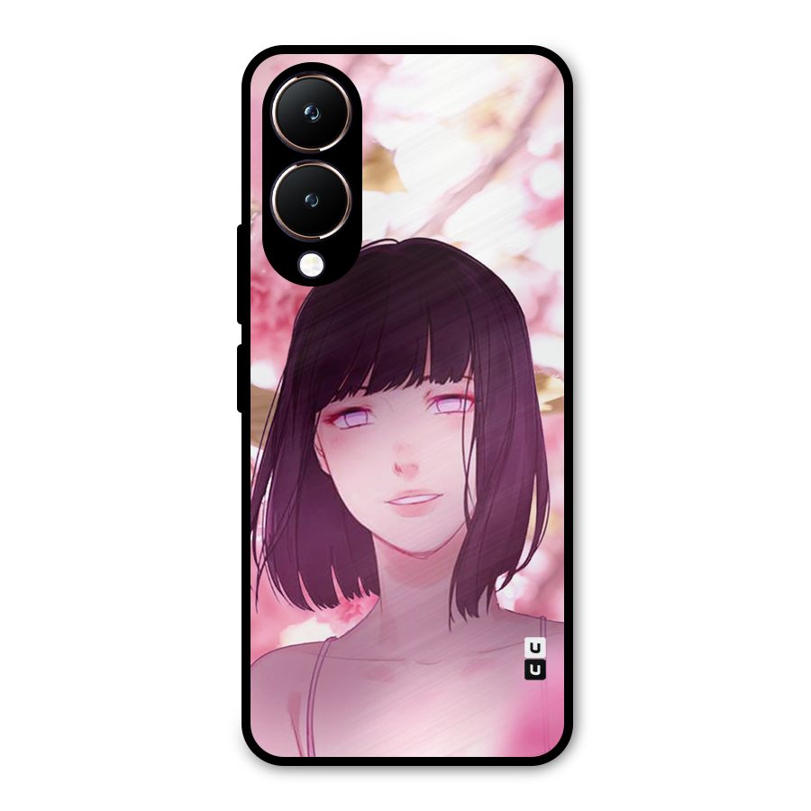 Hinata Floral Metal Back Case for Vivo Y28