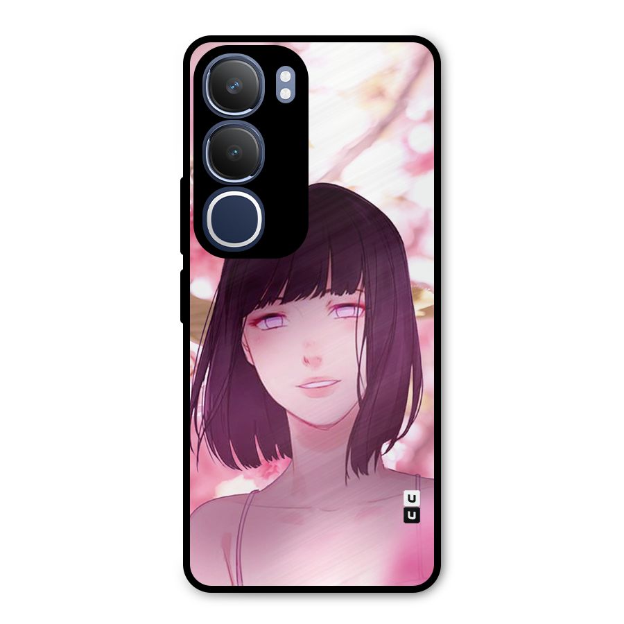 Hinata Floral Metal Back Case for Vivo Y29