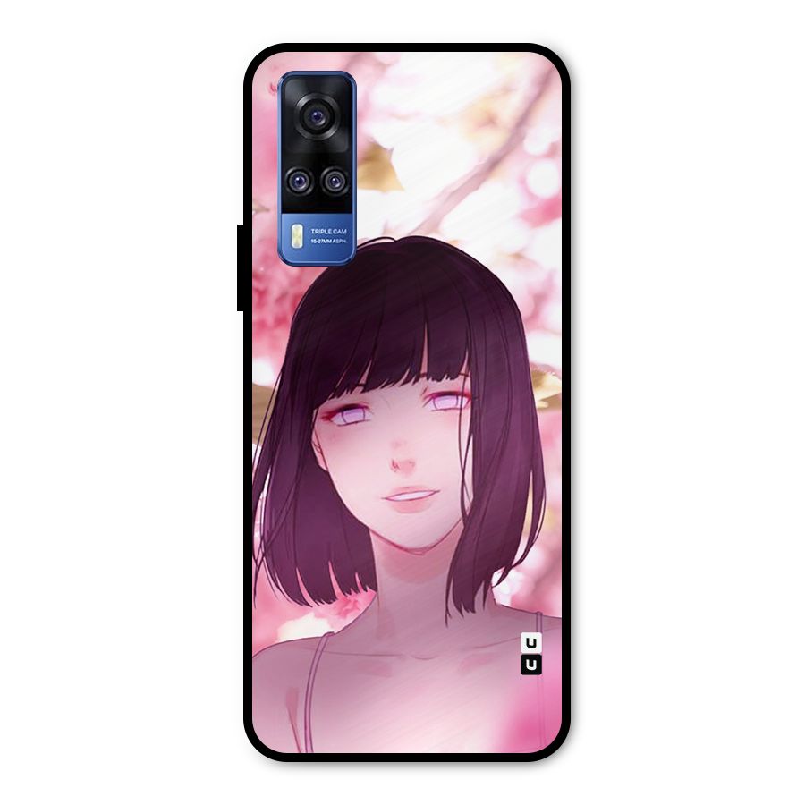 Hinata Floral Metal Back Case for Vivo Y31
