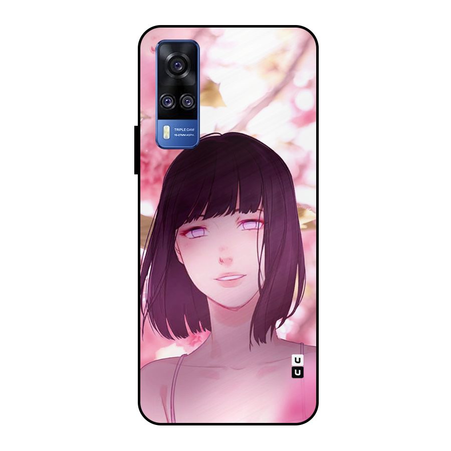 Hinata Floral Metal Back Case for Vivo Y51