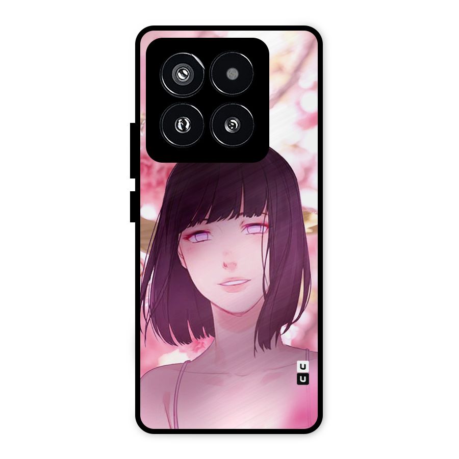 Hinata Floral Metal Back Case for Xiaomi 14 Pro
