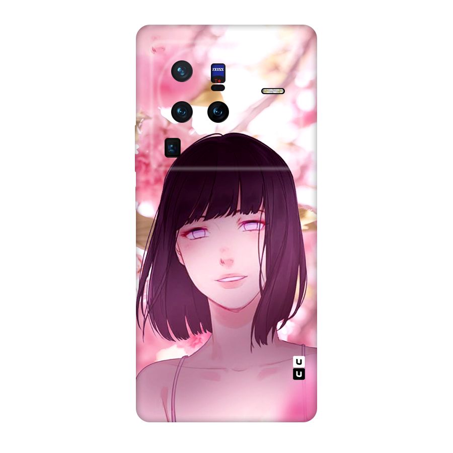 Hinata Floral Original Polycarbonate Back Case for Vivo X80