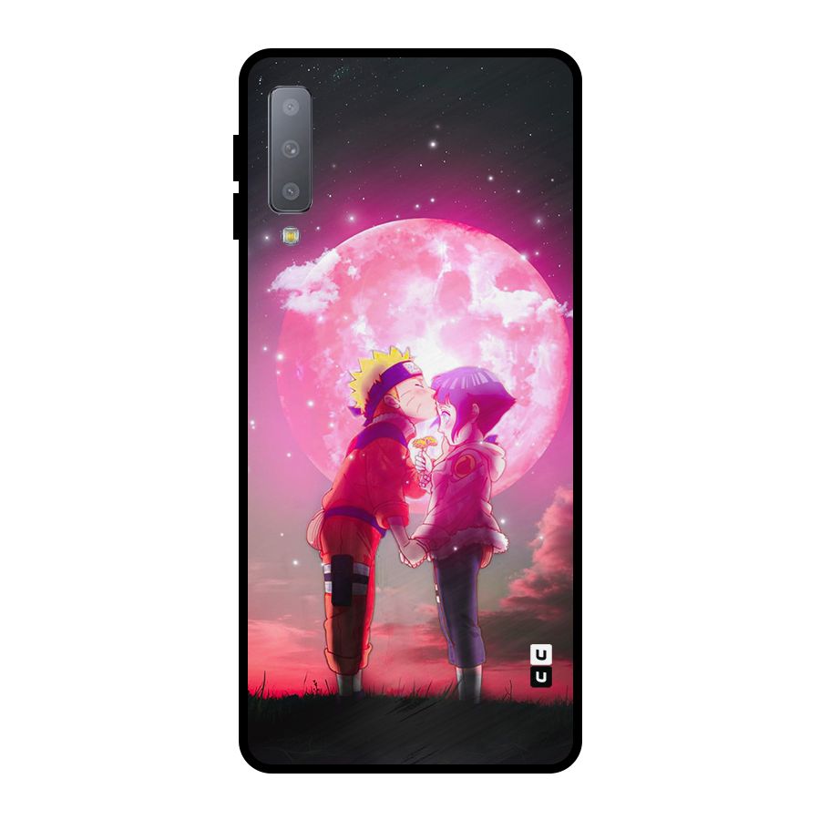 Hinata Forehead Metal Back Case for Galaxy A7 (2018)