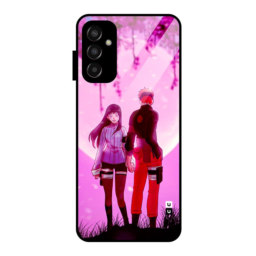 Hinata Holding Hand Glass Back Case for Galaxy F13