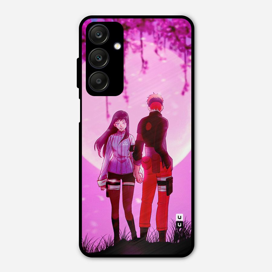 Hinata Holding Hand Metal Back Case for Galaxy A25 5G