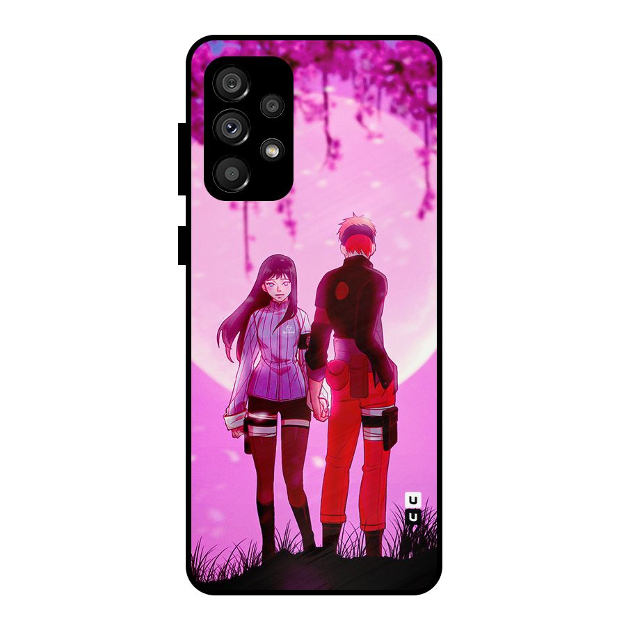 Hinata Holding Hand Metal Back Case for Galaxy A73 5G