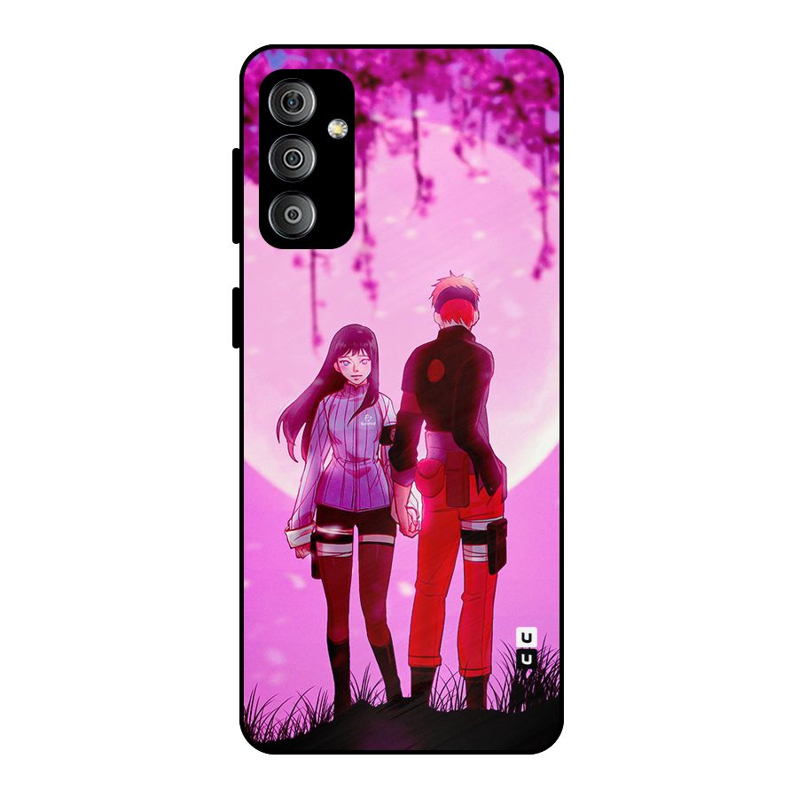Hinata Holding Hand Metal Back Case for Galaxy F23