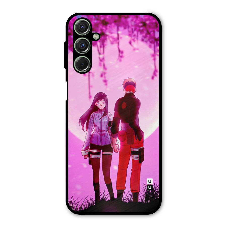 Hinata Holding Hand Metal Back Case for Galaxy F34