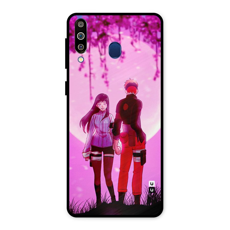 Hinata Holding Hand Metal Back Case for Galaxy M30