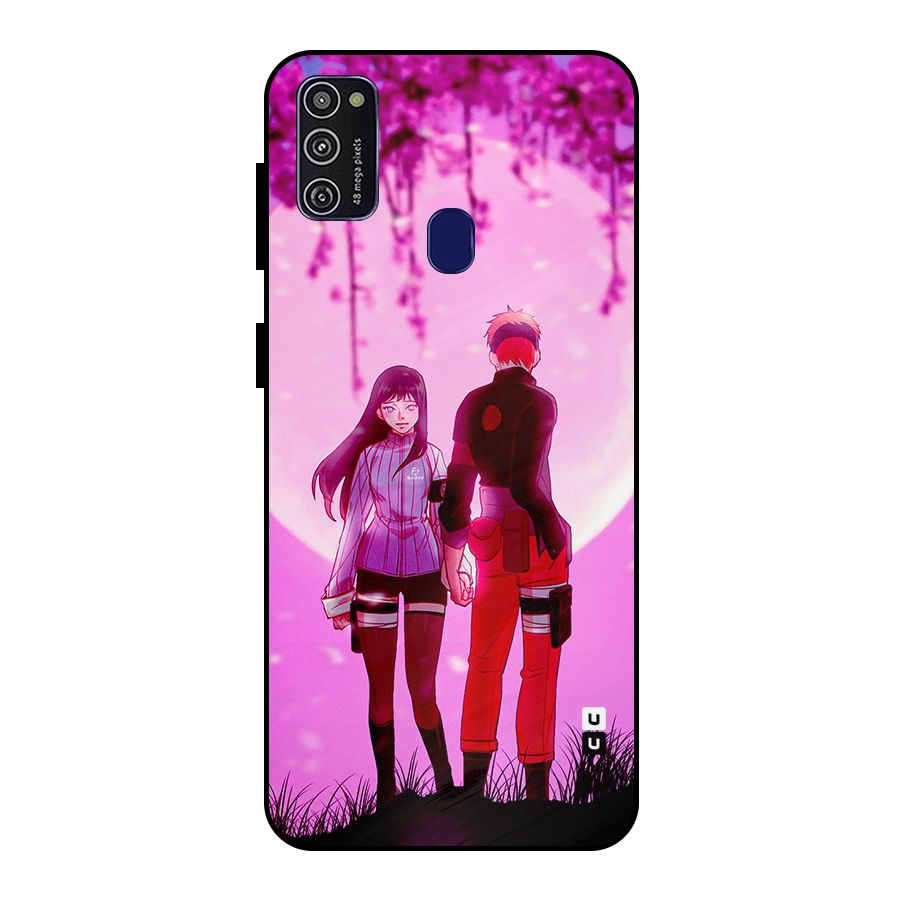 Hinata Holding Hand Metal Back Case for Galaxy M30s