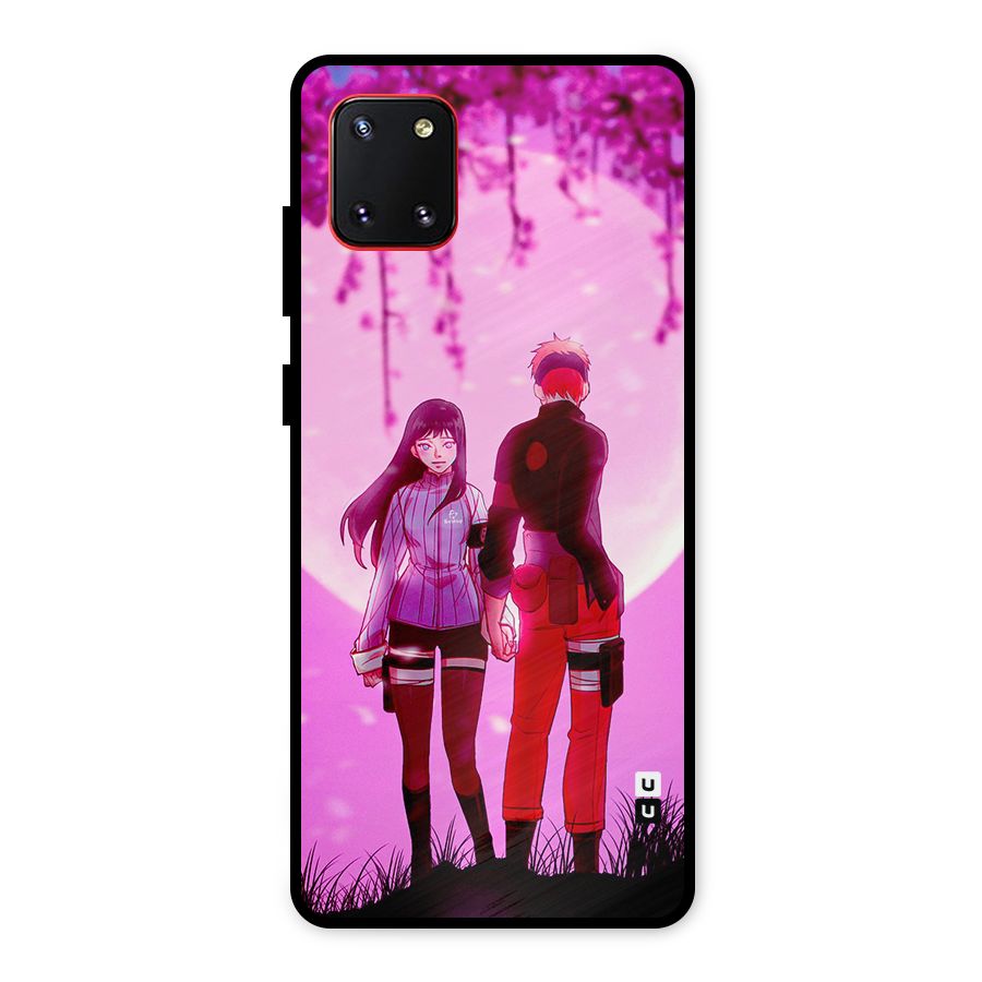 Hinata Holding Hand Metal Back Case for Galaxy Note 10 Lite