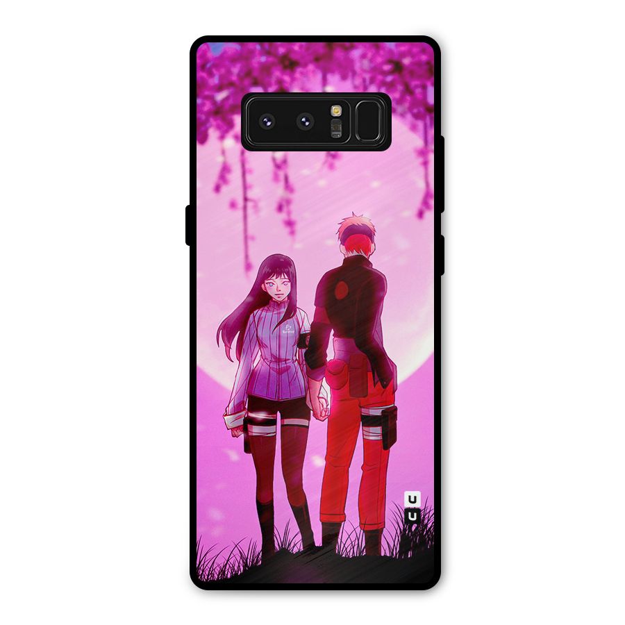 Hinata Holding Hand Metal Back Case for Galaxy Note 8