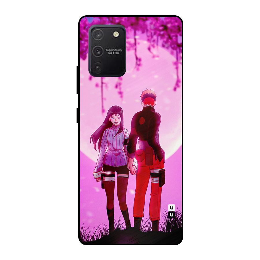 Hinata Holding Hand Metal Back Case for Galaxy S10 Lite