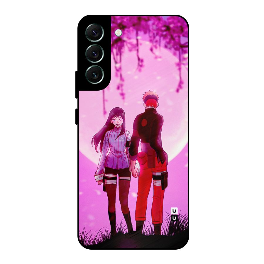Hinata Holding Hand Metal Back Case for Galaxy S22 Plus 5G