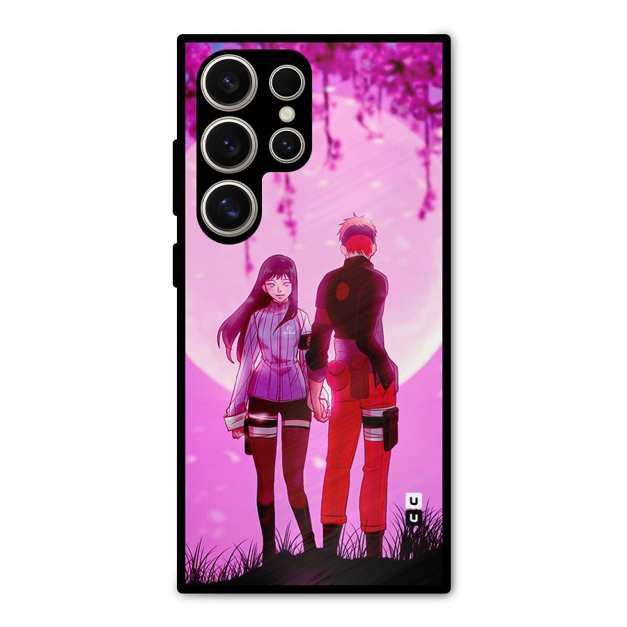 Hinata Holding Hand Metal Back Case for Galaxy S24 Ultra