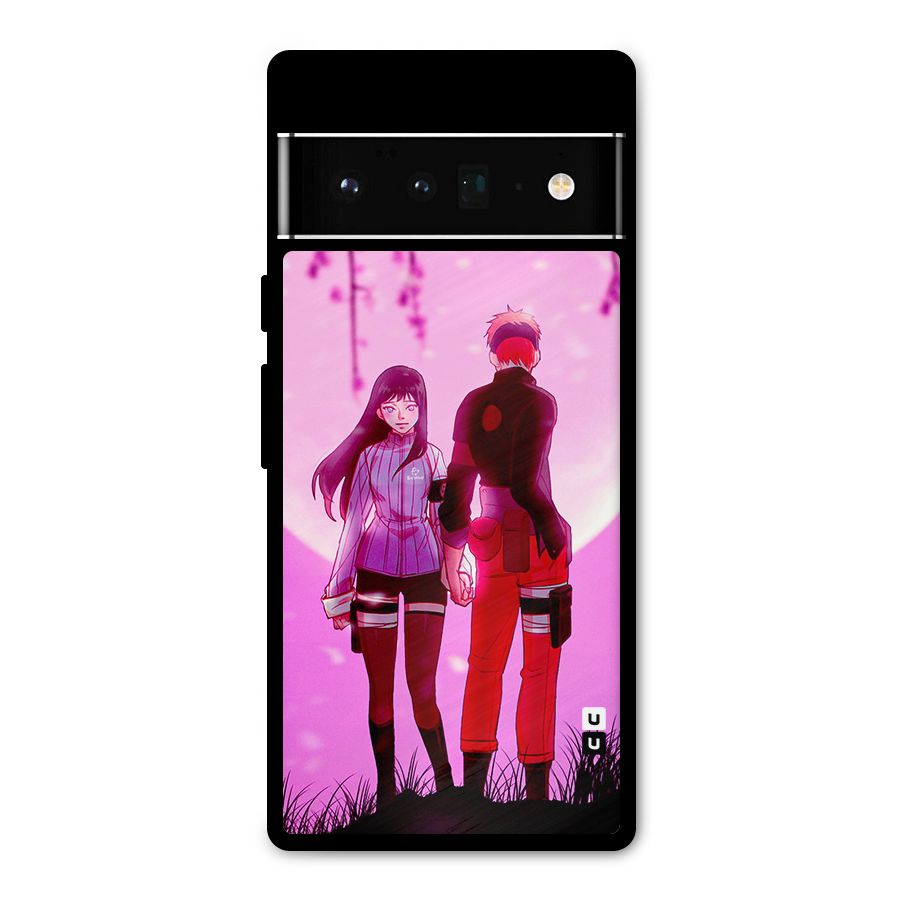 Hinata Holding Hand Metal Back Case for Google Pixel 6 Pro