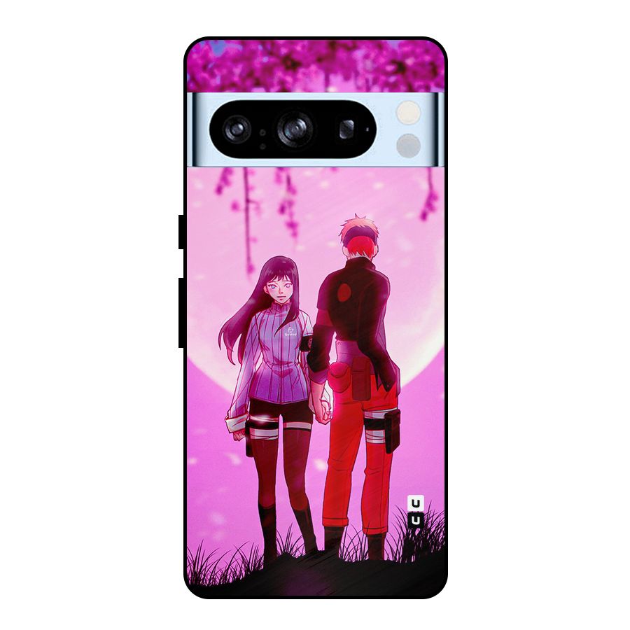 Hinata Holding Hand Metal Back Case for Google Pixel 8 Pro