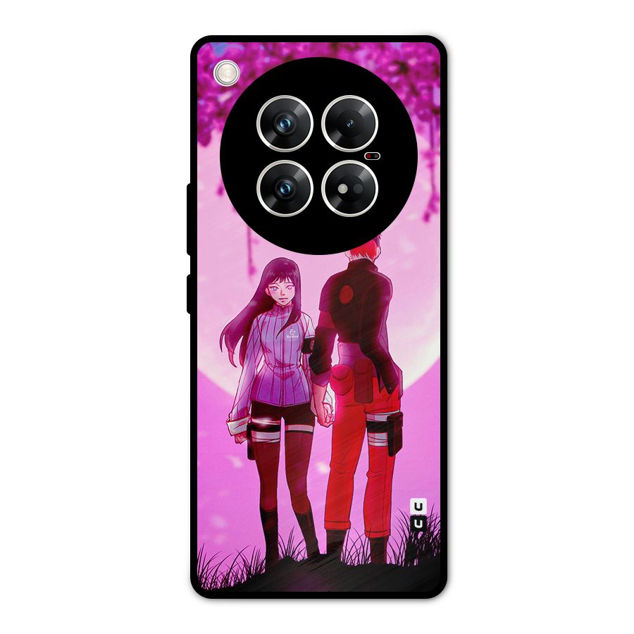 Hinata Holding Hand Metal Back Case for Infinix Zero 40 5G