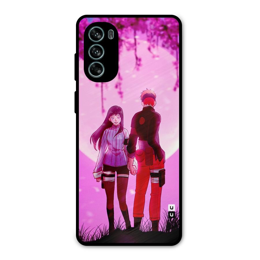 Hinata Holding Hand Metal Back Case for Moto G62