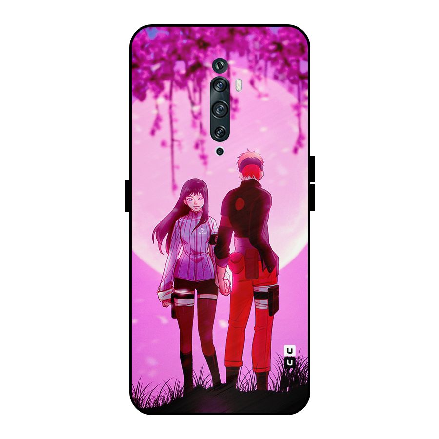 Hinata Holding Hand Metal Back Case for Oppo Reno2 F