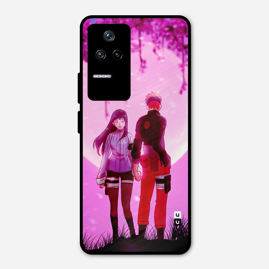 Hinata Holding Hand Metal Back Case for Poco F4 5G