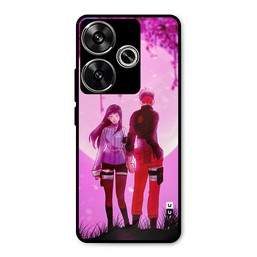 Hinata Holding Hand Metal Back Case for Poco F6