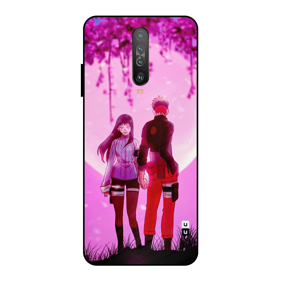 Hinata Holding Hand Metal Back Case for Poco X2