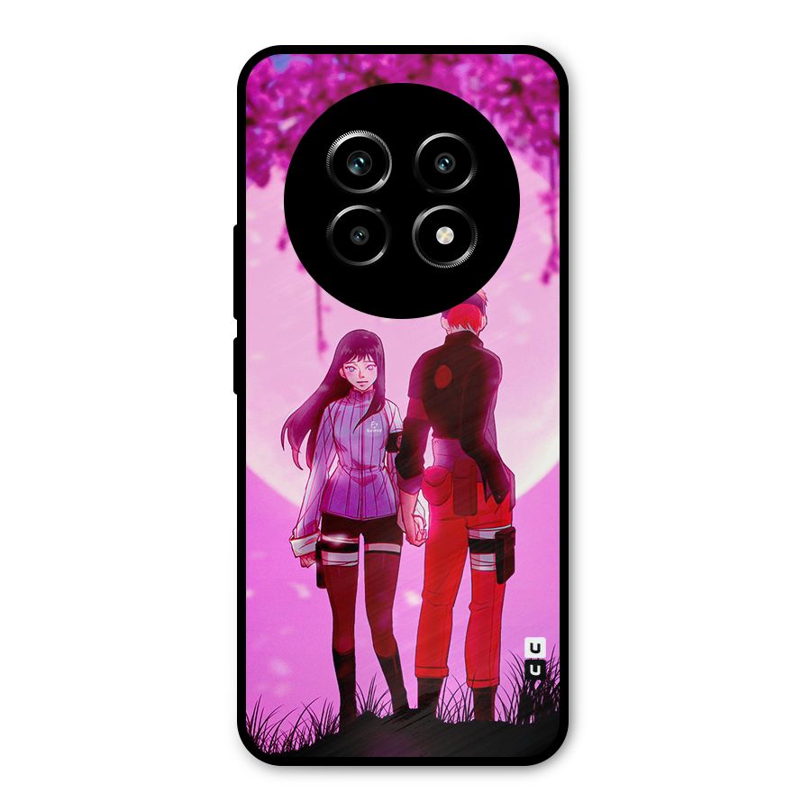 Hinata Holding Hand Metal Back Case for Realme 13 Pro