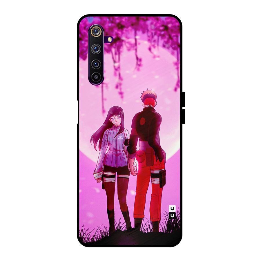 Hinata Holding Hand Metal Back Case for Realme 6 Pro