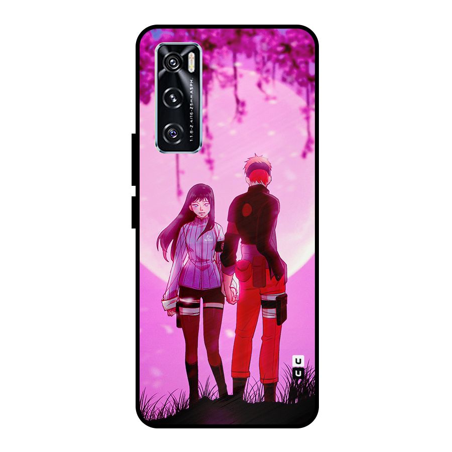 Hinata Holding Hand Metal Back Case for Vivo V20 SE