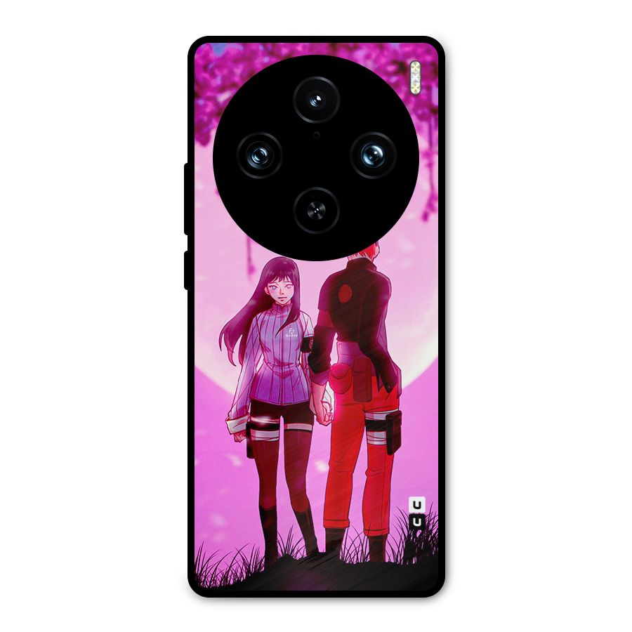 Hinata Holding Hand Metal Back Case for Vivo X100 Pro