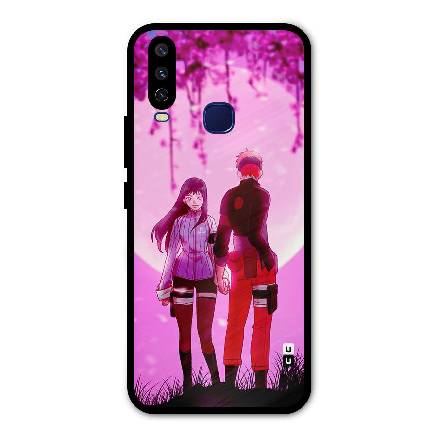 Hinata Holding Hand Metal Back Case for Vivo Y15