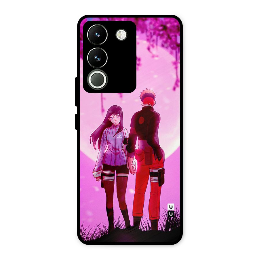 Hinata Holding Hand Metal Back Case for Vivo Y200