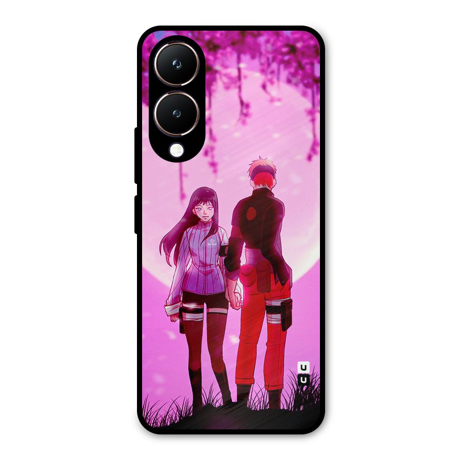 Hinata Holding Hand Metal Back Case for Vivo Y28