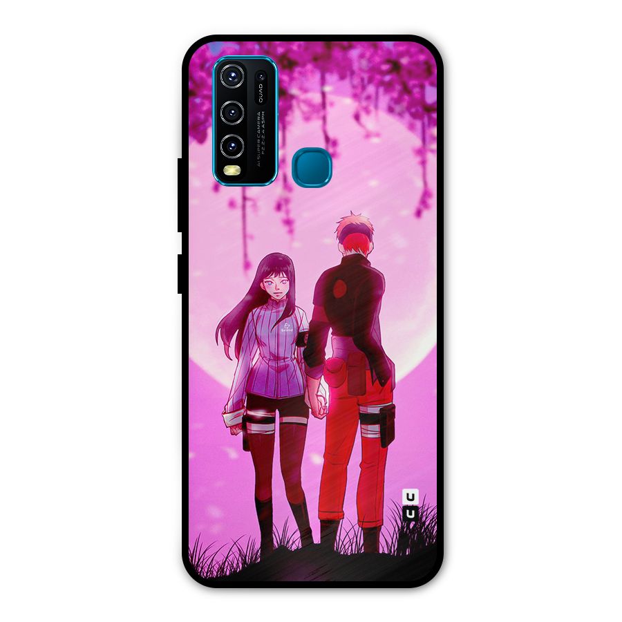 Hinata Holding Hand Metal Back Case for Vivo Y50
