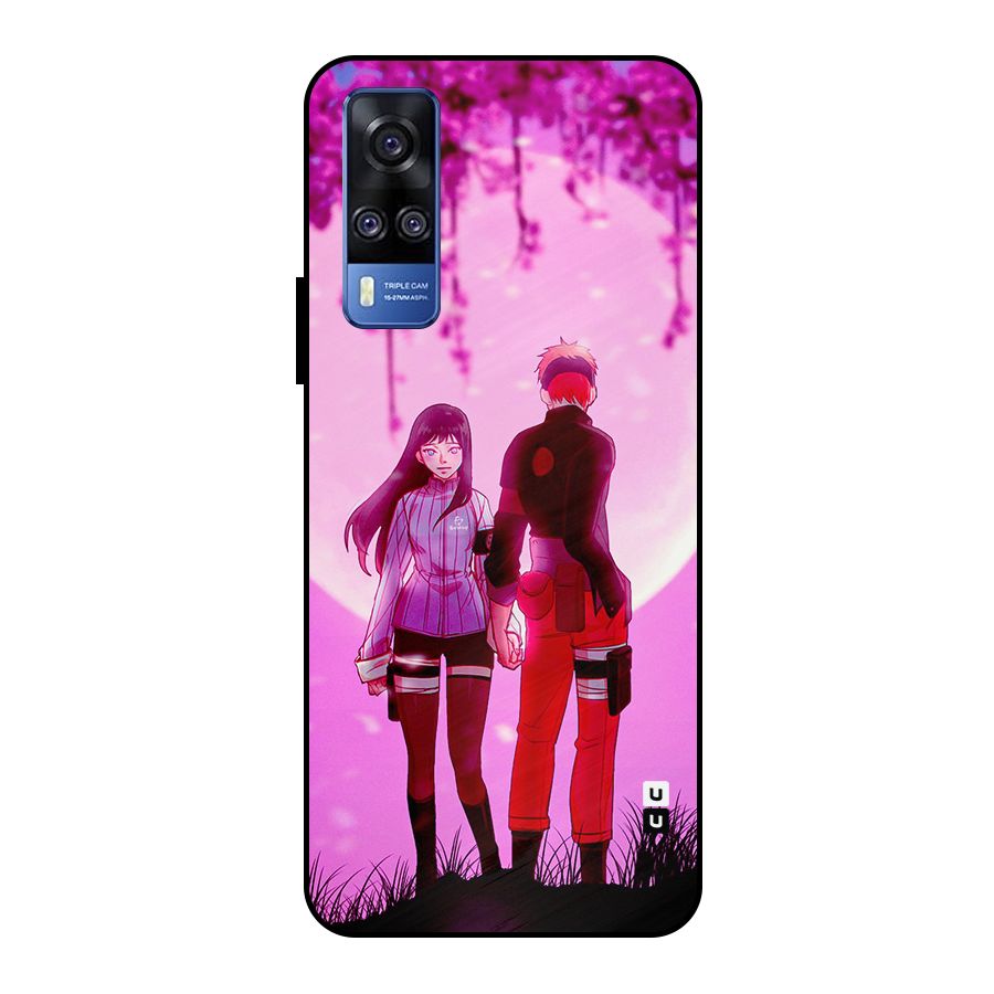 Hinata Holding Hand Metal Back Case for Vivo Y51